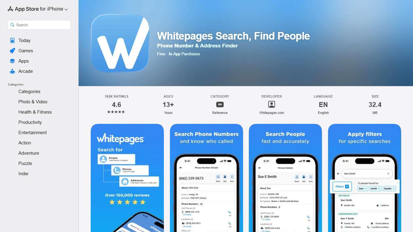 ‎Whitepages Search, Find People App - App Store
